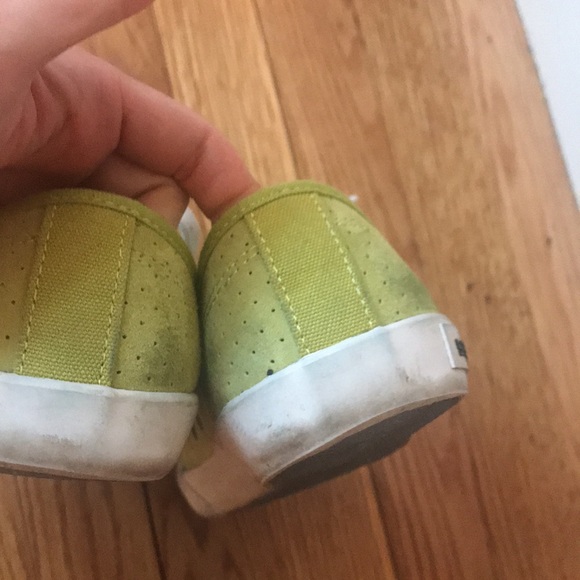 SeaVees Perforated Sneakers in Chartreuse - Picture 6 of 10